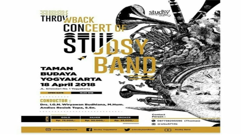 EVENT JOGJA - THROWBACK CONCERT OF STUDSY BAND 